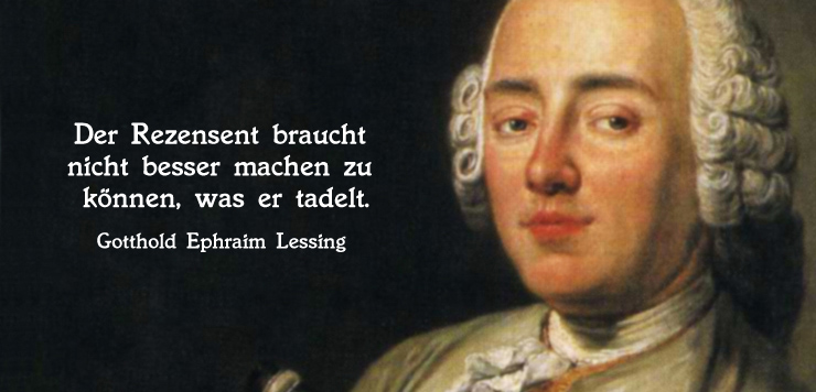 Gotthold Ephraim Lessing - Kritiker